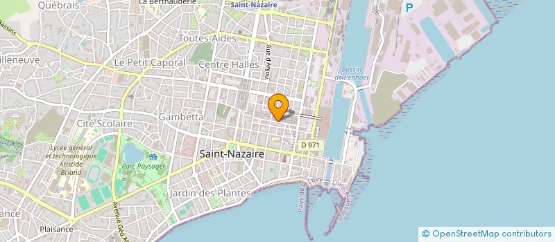 localisation de l'entreprise ADDY à SAINT-NAZAIRE