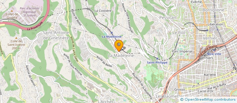 localisation de l'entreprise ADE à NICE