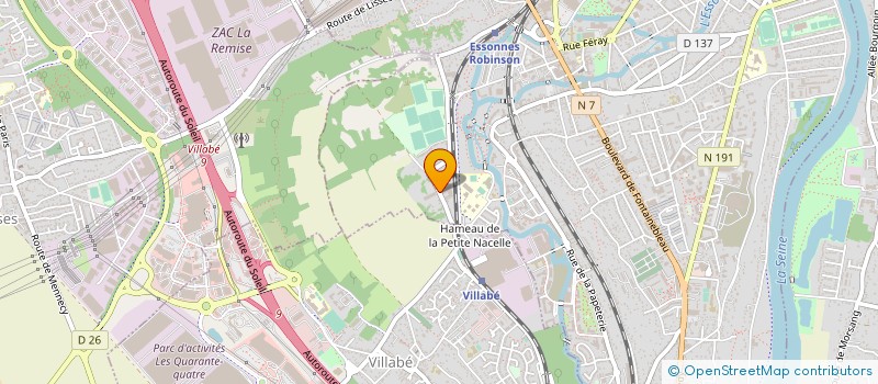 localisation de l'entreprise ADE à CORBEIL-ESSONNES
