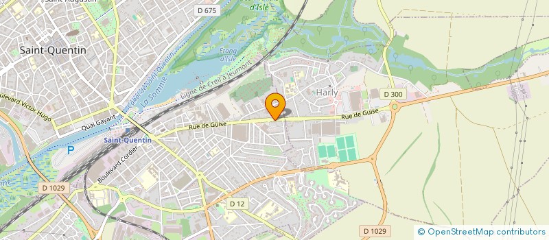 localisation de l'entreprise ADE à SAINT-QUENTIN
