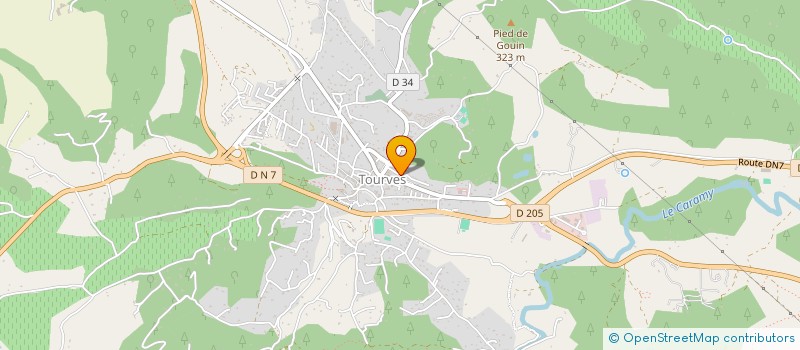 localisation de l'entreprise ADE à TOURVES