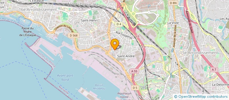 localisation de l'entreprise ADE AUTOMOBILE  MARSEILLE