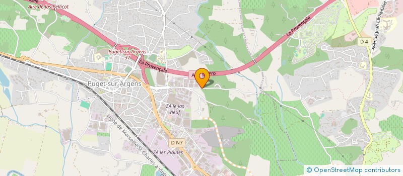 localisation de l'entreprise ADE BAT  PUGET-SUR-ARGENS