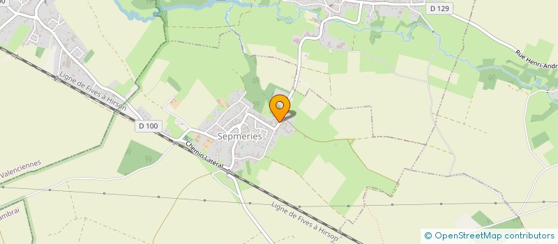 localisation de l'entreprise ADE CARRELAGE  SEPMERIES