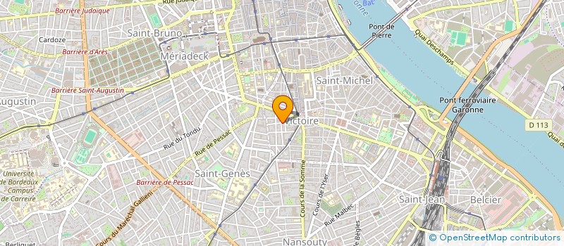 localisation de l'entreprise ADE COMMUNICATION à BORDEAUX