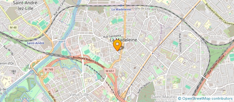 localisation de l'entreprise ADE CONSEIL à LA MADELEINE