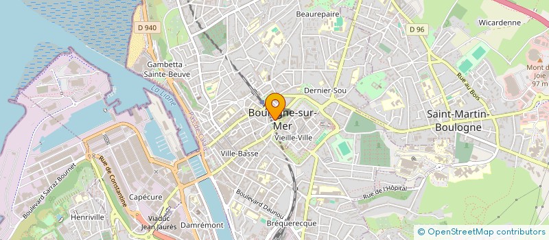 localisation de l'entreprise ADE DECO à BOULOGNE-SUR-MER