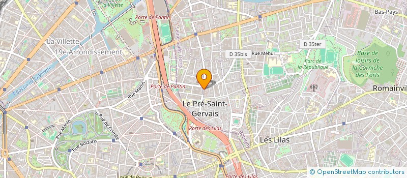 localisation de l'entreprise ADE GESTION à LE PRE-SAINT-GERVAIS