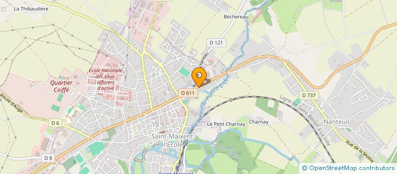 localisation de l'entreprise ADE K'WOUAF  SAINT-MAIXENT-L'ECOLE