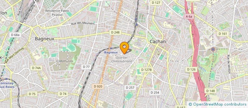 localisation de l'entreprise ADE.LOU  CACHAN