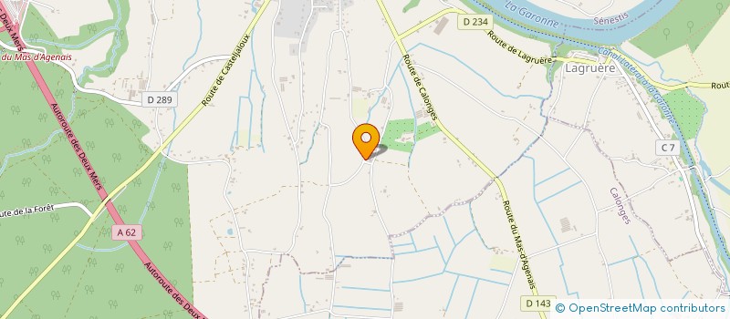 localisation de l'entreprise ADE MENUISERIE  LE MAS-D'AGENAIS