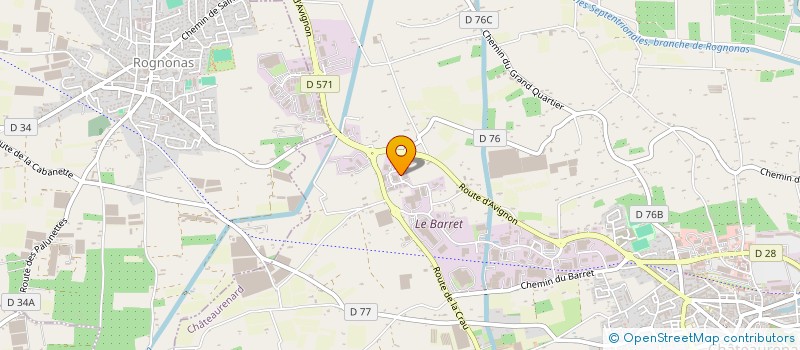 localisation de l'entreprise ADE'O ASSAINISSEMENT à CHATEAURENARD