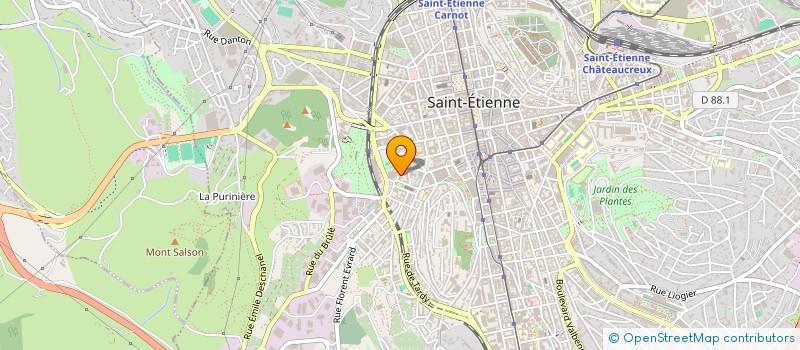 localisation de l'entreprise ADE VTC  SAINT-ETIENNE