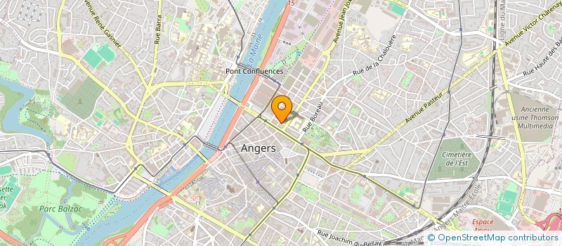 localisation de l'entreprise ADEA 49 à ANGERS