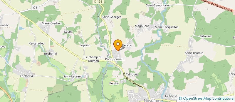 localisation de l'entreprise ADEA  NOSTANG