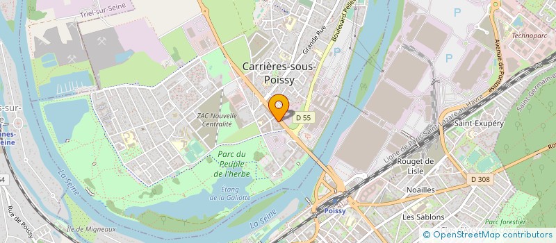 localisation de l'entreprise ADEA CONSULTING  CARRIERES-SOUS-POISSY