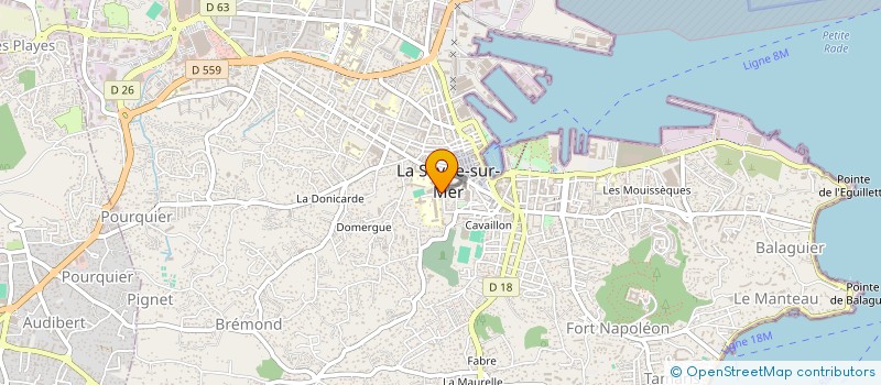 localisation de l'entreprise ADEAF REGIONALE DE NICE à LA SEYNE-SUR-MER