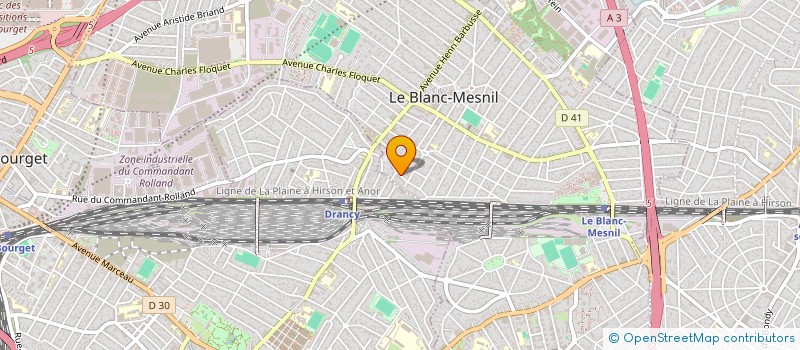 localisation de l'entreprise ADEAL PROD à LE BLANC-MESNIL