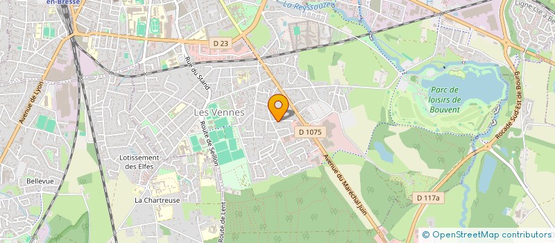 localisation de l'entreprise ADEB à BOURG-EN-BRESSE
