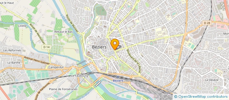 localisation de l'entreprise ADEB FOIRE DE BEZIERS à BEZIERS