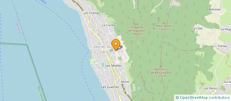 localisation de l'entreprise ADEBAMA I  VEYRIER-DU-LAC