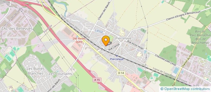 localisation de l'entreprise ADEBARRASSER.COM à PIERRELAYE