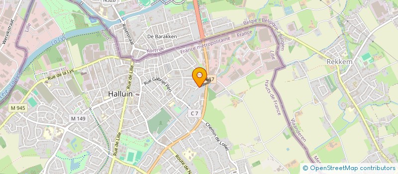 localisation de l'entreprise ADEBETO IMMOBILIARE  HALLUIN