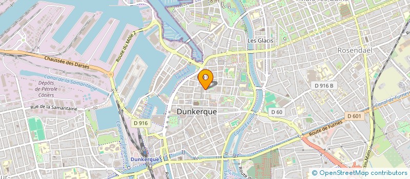 localisation de l'entreprise ADEBH à DUNKERQUE