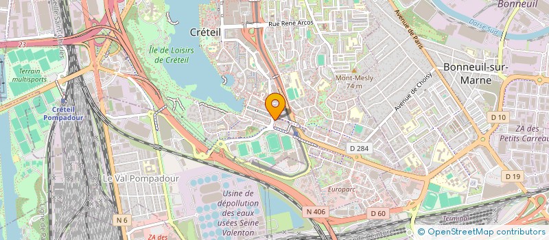 localisation de l'entreprise ADEBO-SCI à CRETEIL