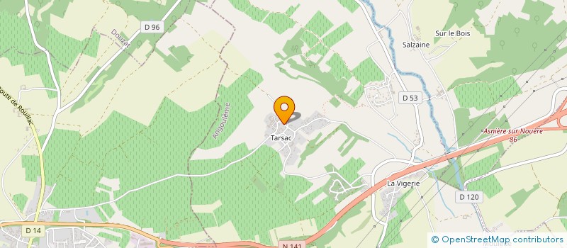 localisation de l'entreprise ADEC 16 à SAINT-SATURNIN