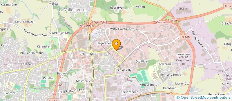 localisation de l'entreprise ADEC 29 à GOUESNOU