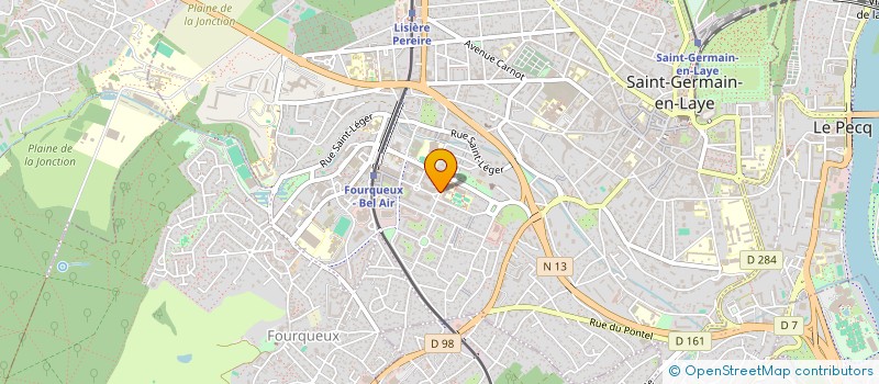 localisation de l'entreprise ADECAC 78  SAINT-GERMAIN-EN-LAYE