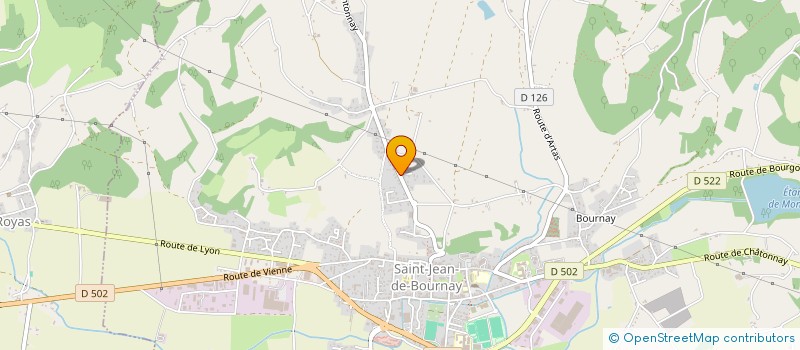 localisation de l'entreprise ADECC - ANTONY DEPARRE EXPERTISE COMPTABLE ET CONSEILS à VIENNE