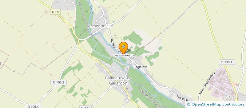 localisation de l'entreprise ADECCA à BAILLEAU-ARMENONVILLE