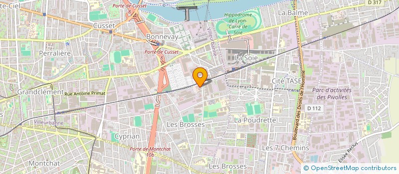 localisation de l'entreprise ADECCO CENTRE DE FORMATION D'APPRENTIS  VILLEURBANNE