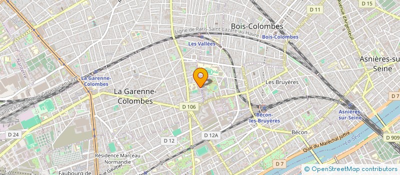 localisation de l'entreprise ADECE ECOLE à LA GARENNE-COLOMBES