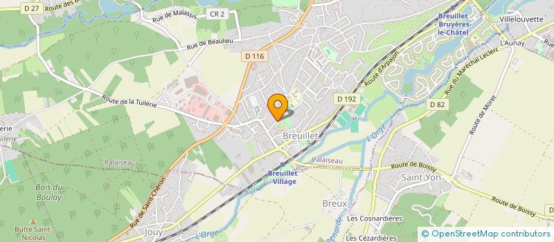 localisation de l'entreprise ADECE GROUPEMENT PAROISSIAL SAINT MARTIN DES BREUILS à BREUILLET