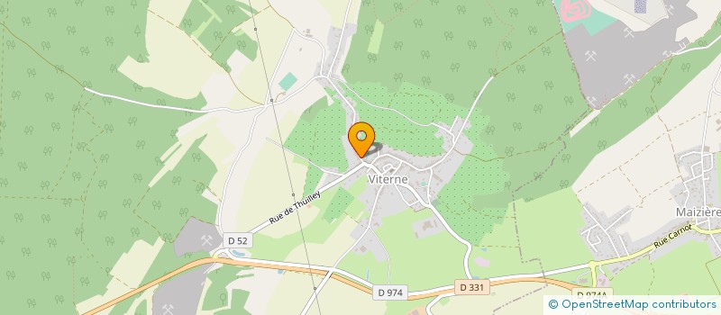localisation de l'entreprise ADECEF à VITERNE
