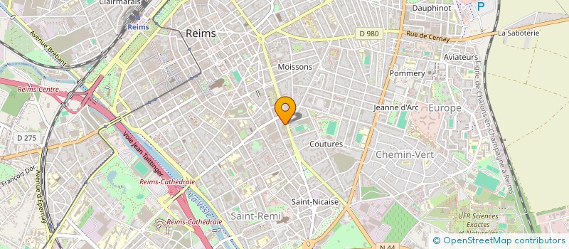 localisation de l'entreprise ADECHOKAN MEDJE VIVEN ET VALERIE  REIMS