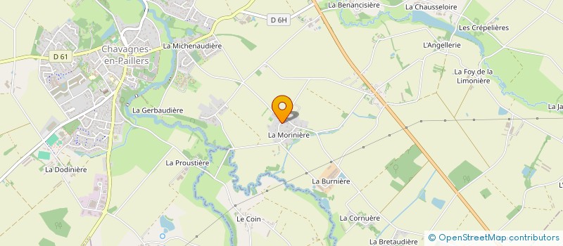 localisation de l'entreprise ADECI à CHAVAGNES-EN-PAILLERS