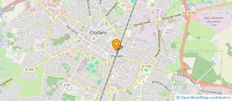 localisation de l'entreprise ADECIA CHALLANS à CHALLANS