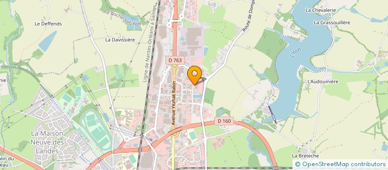 localisation de l'entreprise ADECIA GROUPE à LA ROCHE-SUR-YON