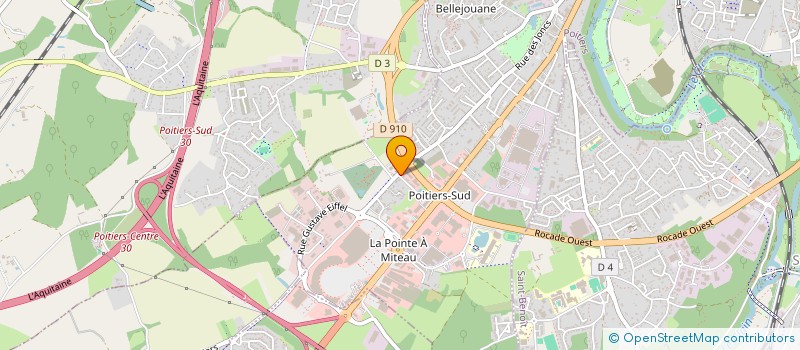 localisation de l'entreprise ADECIA POITIERS  SAINT-BENOIT