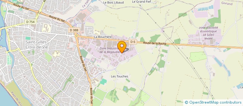 localisation de l'entreprise ADECIA SAINT GILLES à SAINT-GILLES-CROIX-DE-VIE