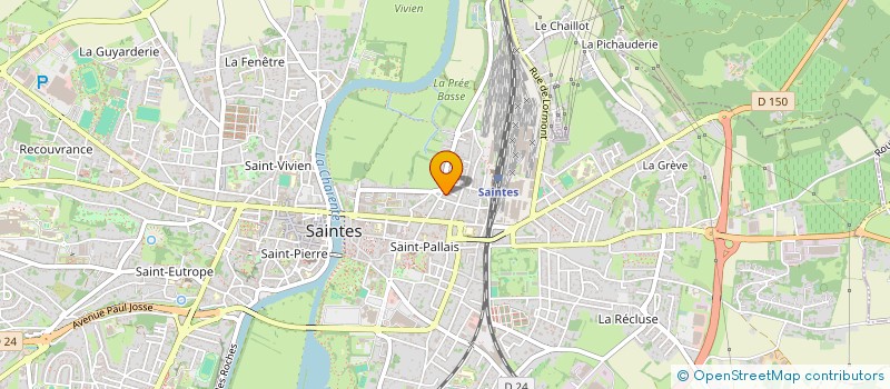 localisation de l'entreprise ADECIA SAINTES  SAINTES