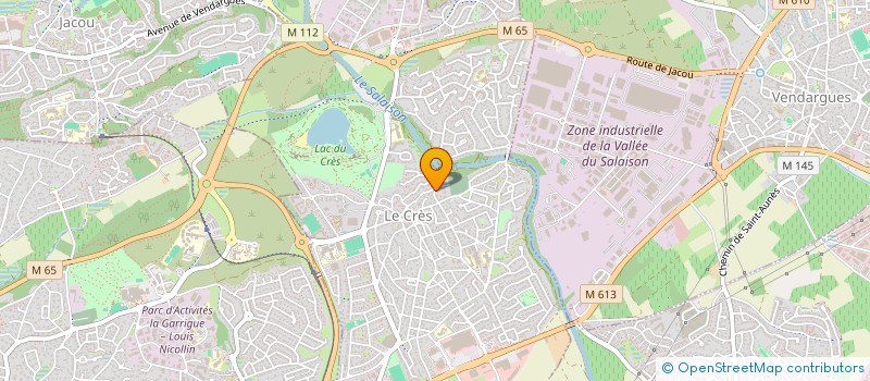 localisation de l'entreprise ADECLA CONSULTING  LE CRES