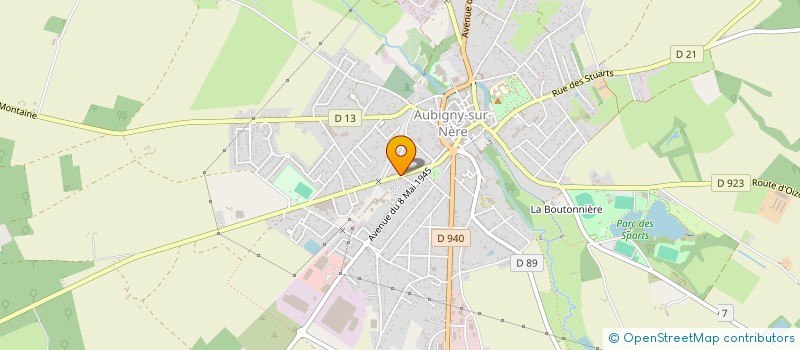 localisation de l'entreprise ADECLE  AUBIGNY-SUR-NERE