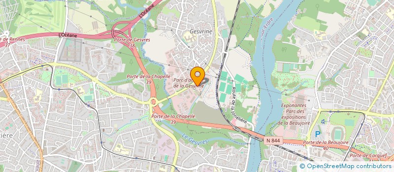 localisation de l'entreprise ADECLIM SAS à LA CHAPELLE-SUR-ERDRE
