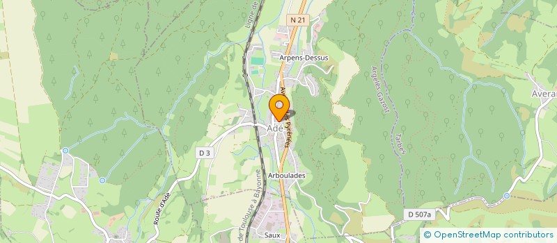 localisation de l'entreprise ADECOLE  ADE