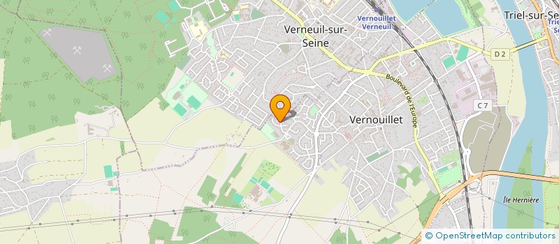 localisation de l'entreprise ADECOR  VERNOUILLET